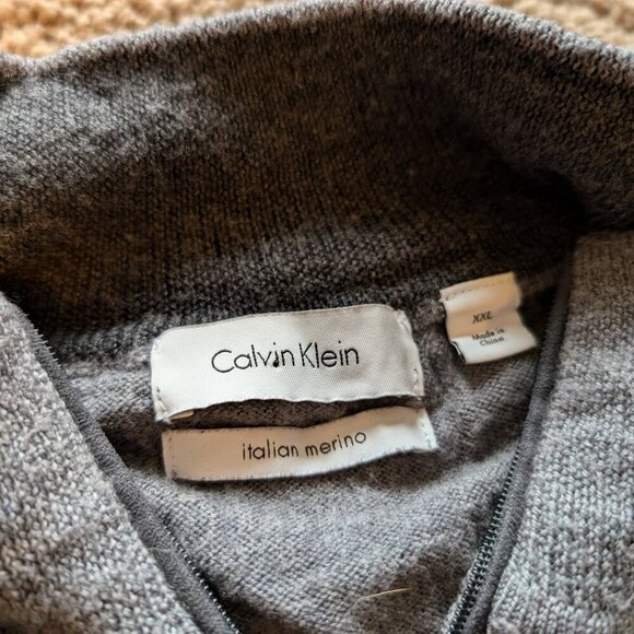Calvin Klein 100% Merino Wool size XXL - Picture 4 of 6